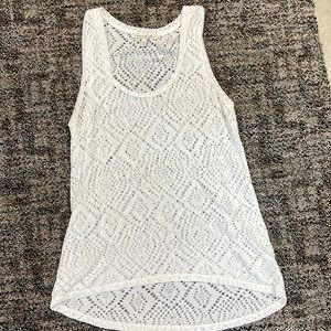 LN women’s Express One Eleven white tank size medium